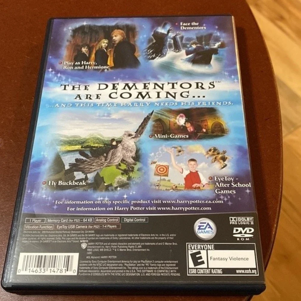 PS2 Harry Potter and the Prisoner of Azkaban game